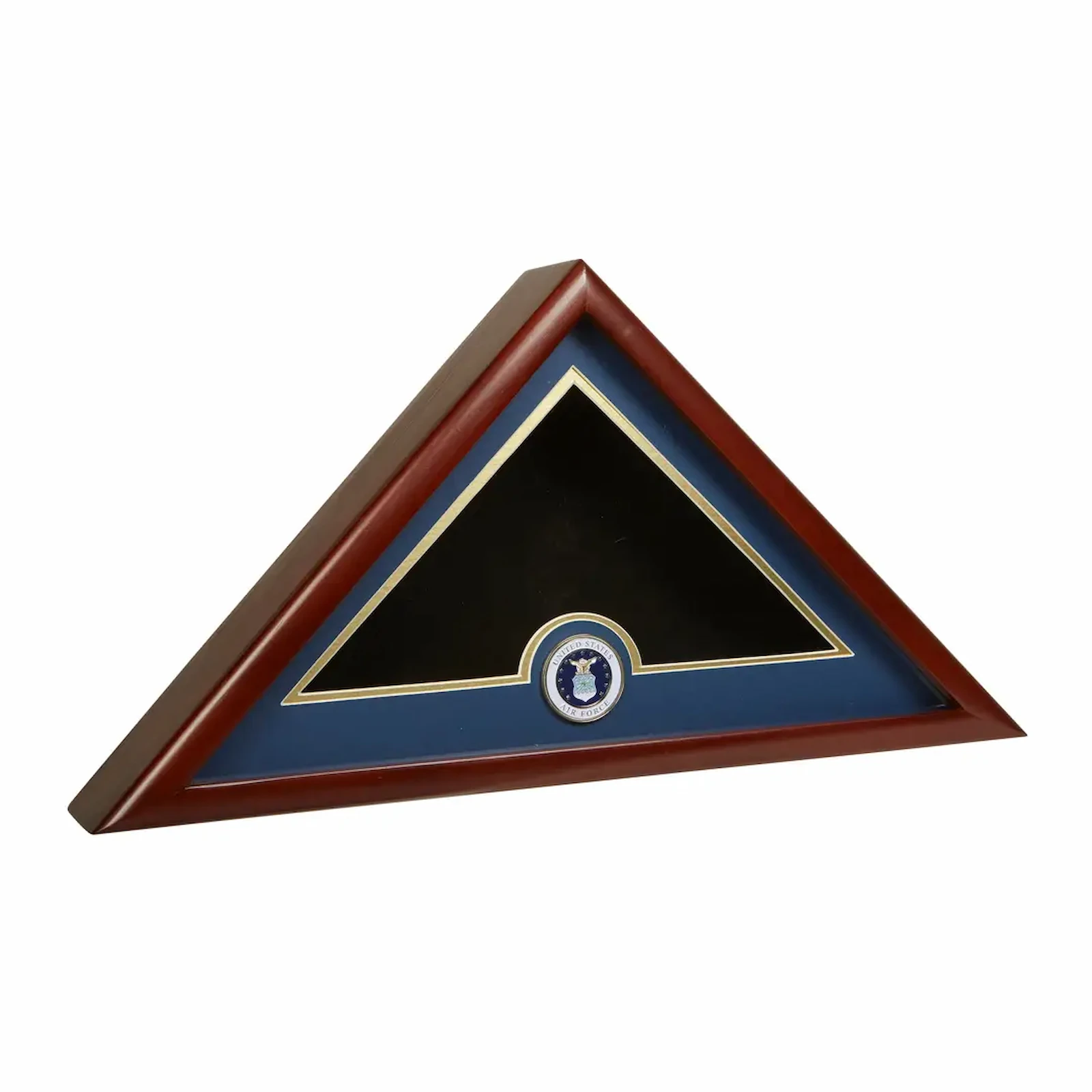 U.S. Air Force Burial Flag Display Case with Medallion