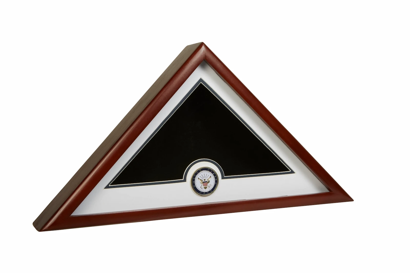 U.S. Navy Burial Flag Display Case with Medallion