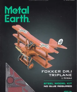 Alternative view of Metal Earth Fokker Dr.I Triplane | 3D Metal Model Kit