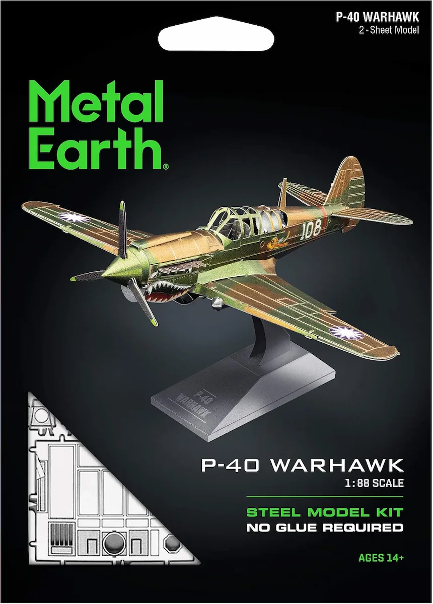 Metal Earth P-40 Warhawk | 3D Metal Model Kit - Image 2