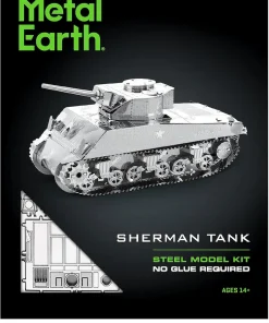 Metal Earth M4 Sherman Tank | 3D Metal Model Kit - Image 2