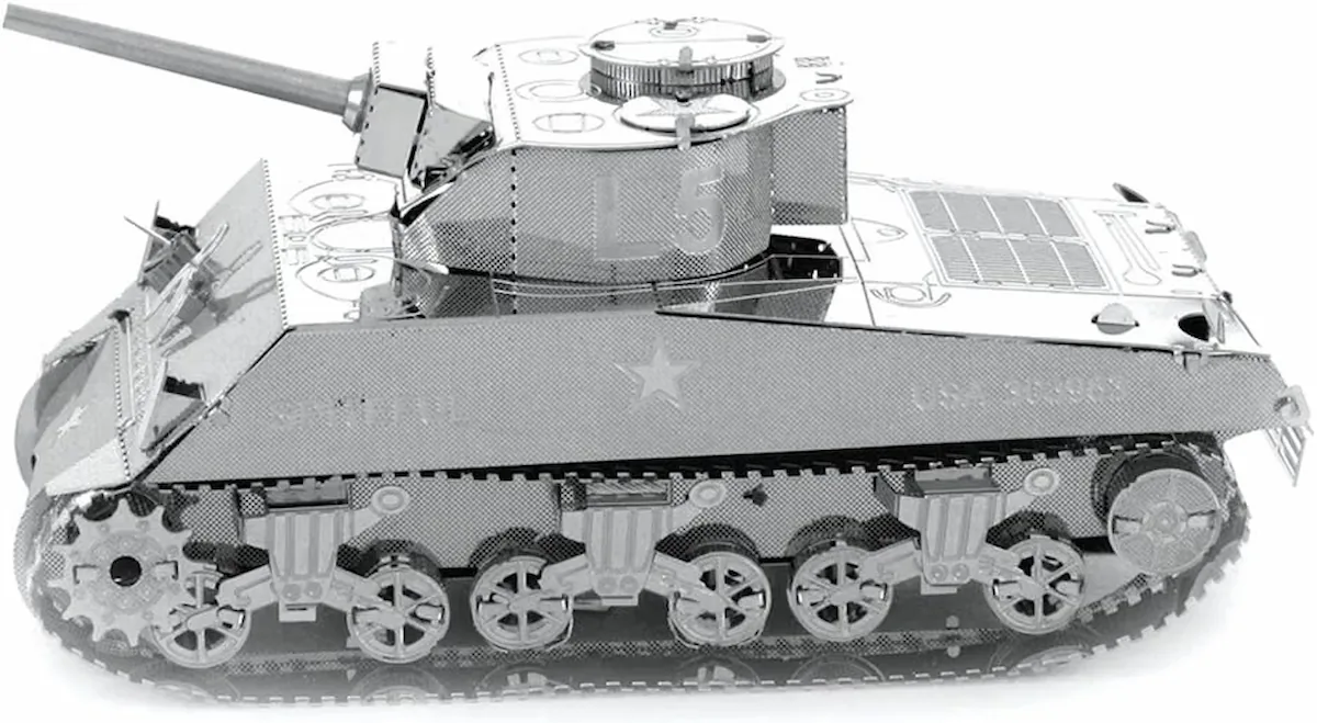 Metal Earth M4 Sherman Tank | 3D Metal Model Kit