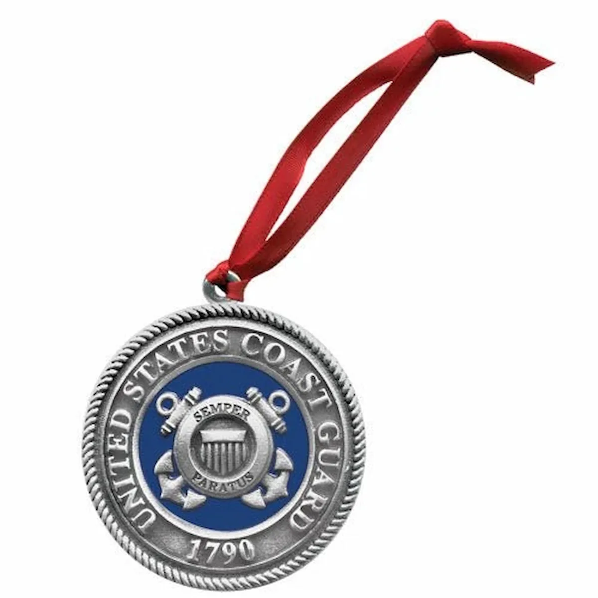 US Coast Guard Pewter Ornament